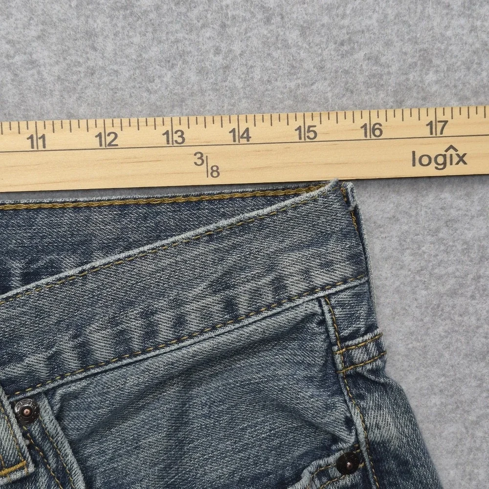 Levi's 505 Jeans Mens 32x34 Medium Wash Blue Denim Regular Fit Straight Leg